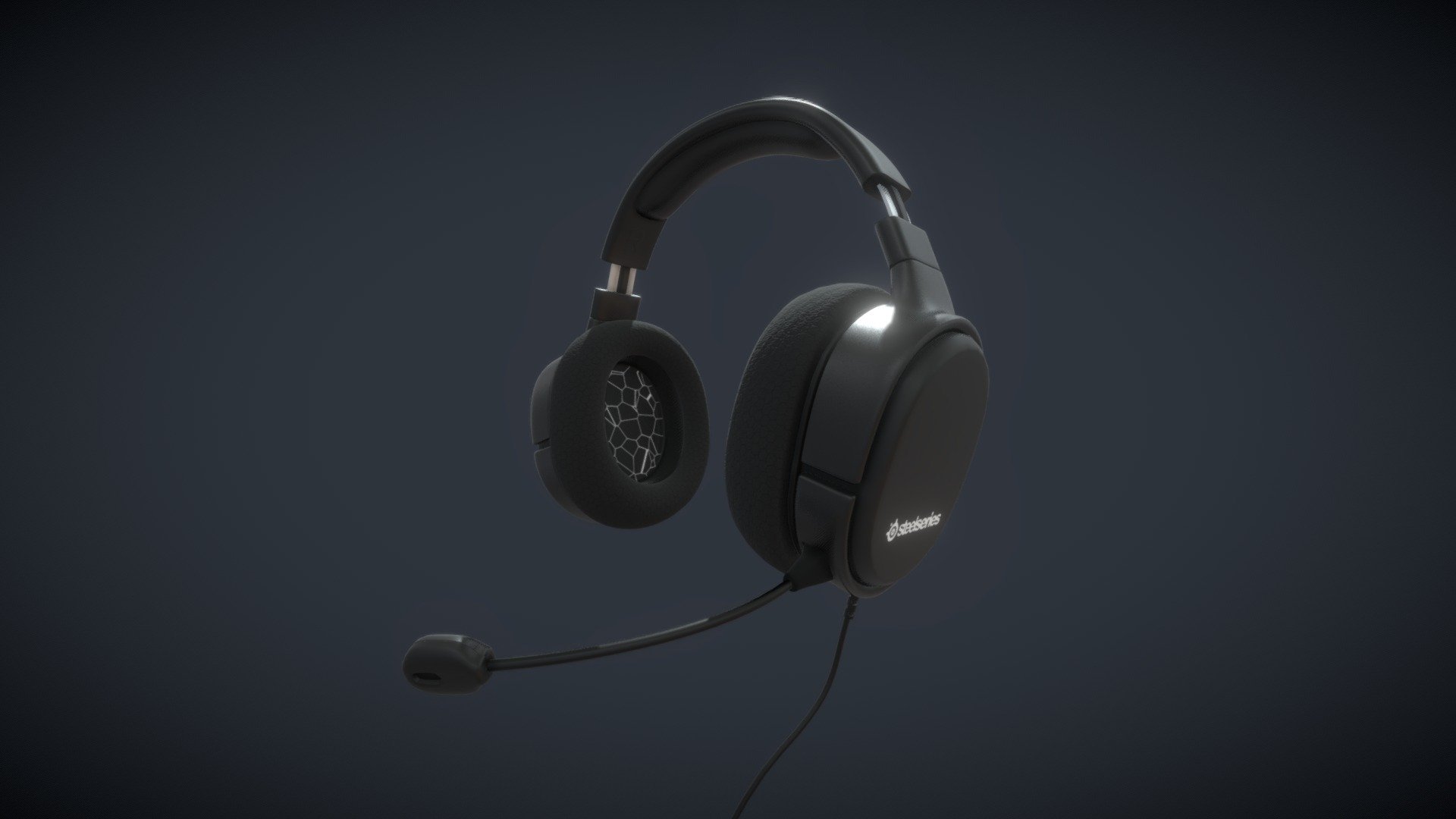 Steelseries Arctis 1 Gaming headset 3d model