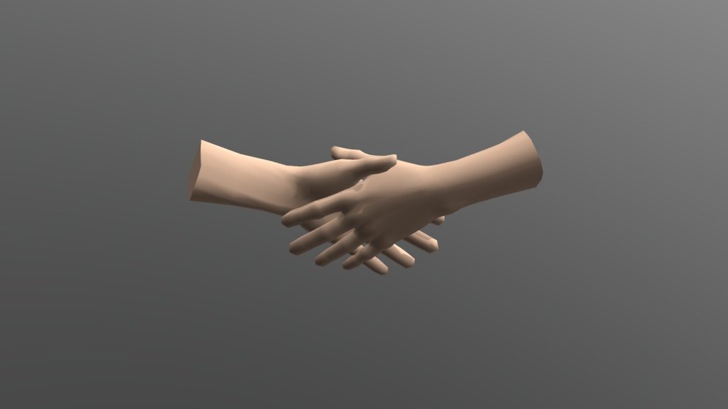 Handshake 3d model