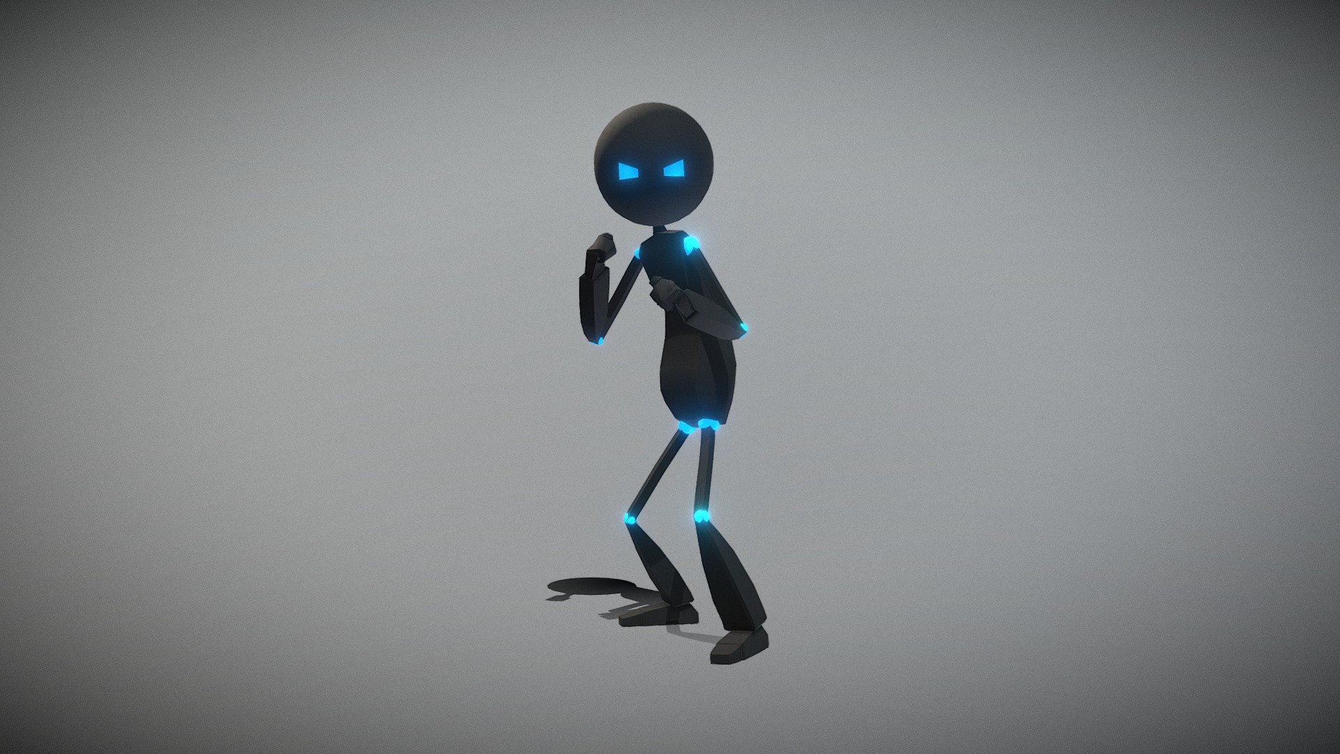 Stickman 3d model