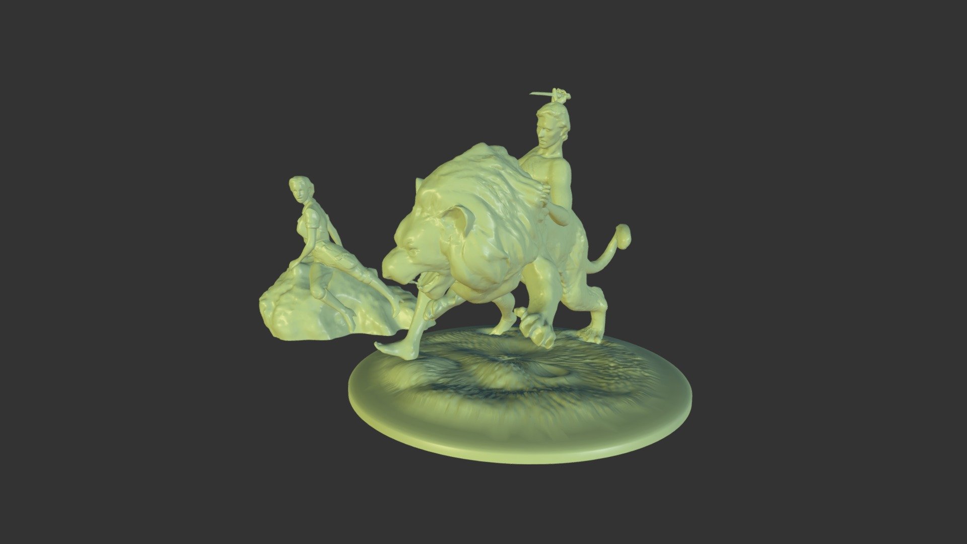 Tarzan Action 3d model