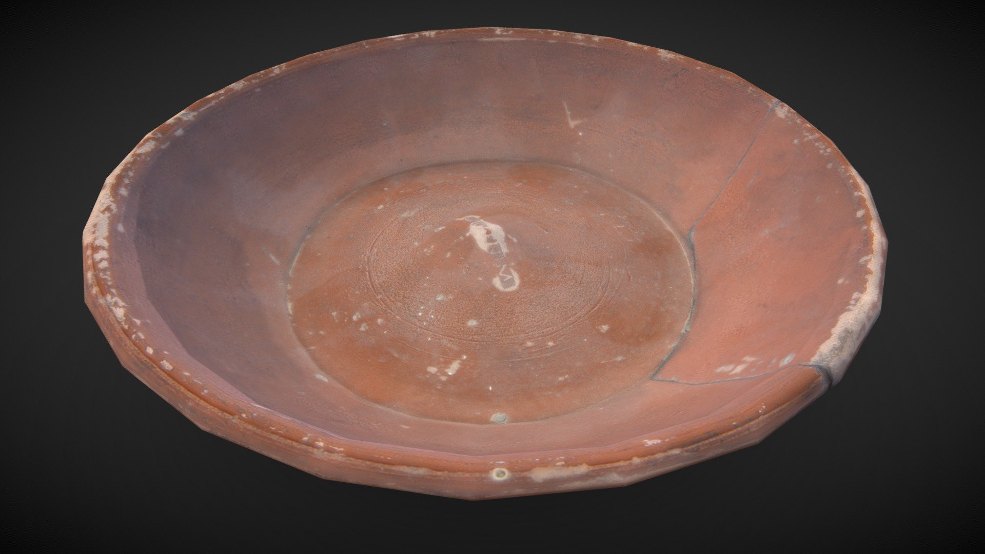 Samian ware platter, Falkirk, Antonine Wall 3d model