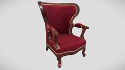 Victorian living room armchair