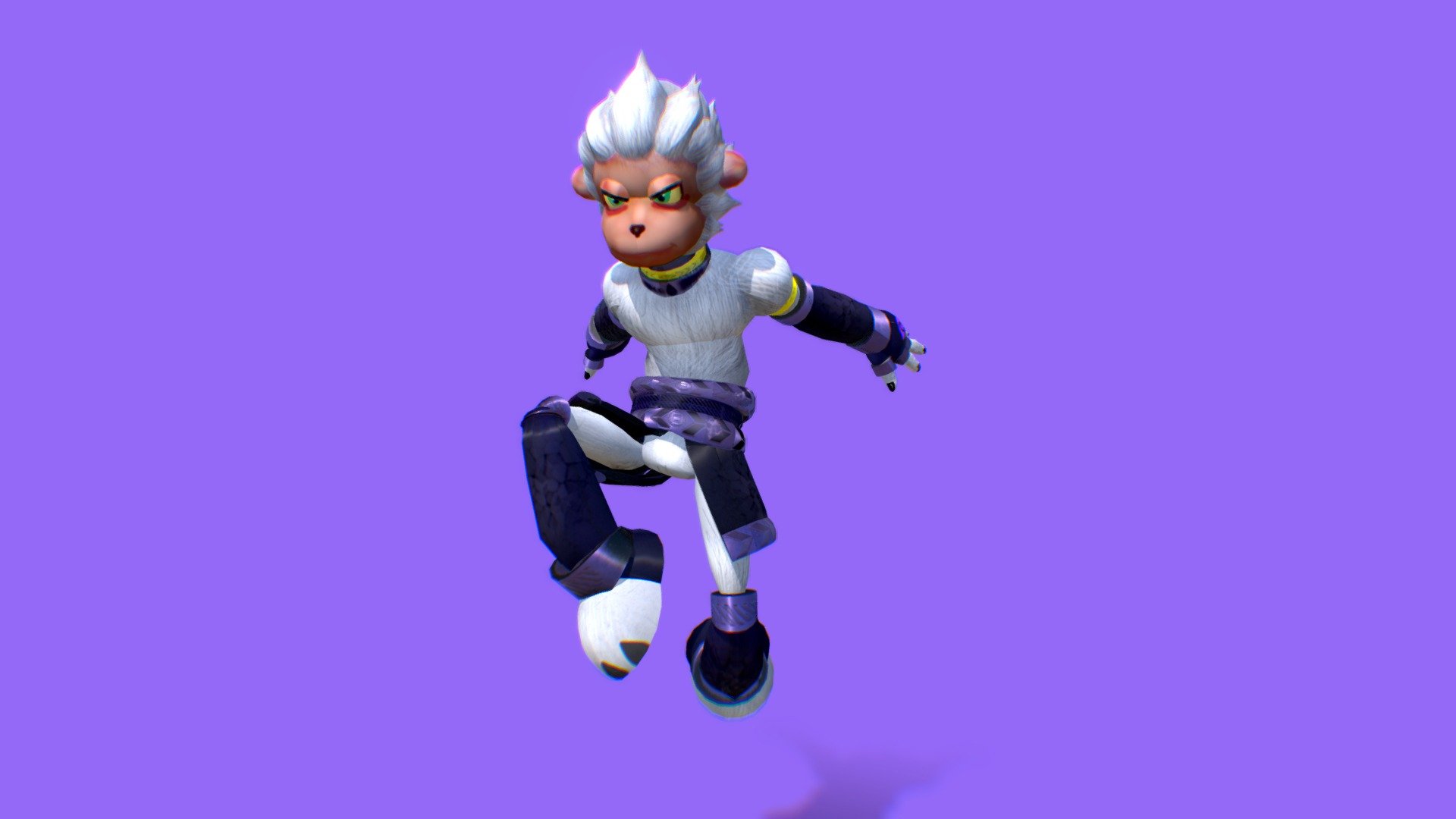 HANOMAN THE WHITE MONKEY 3d model