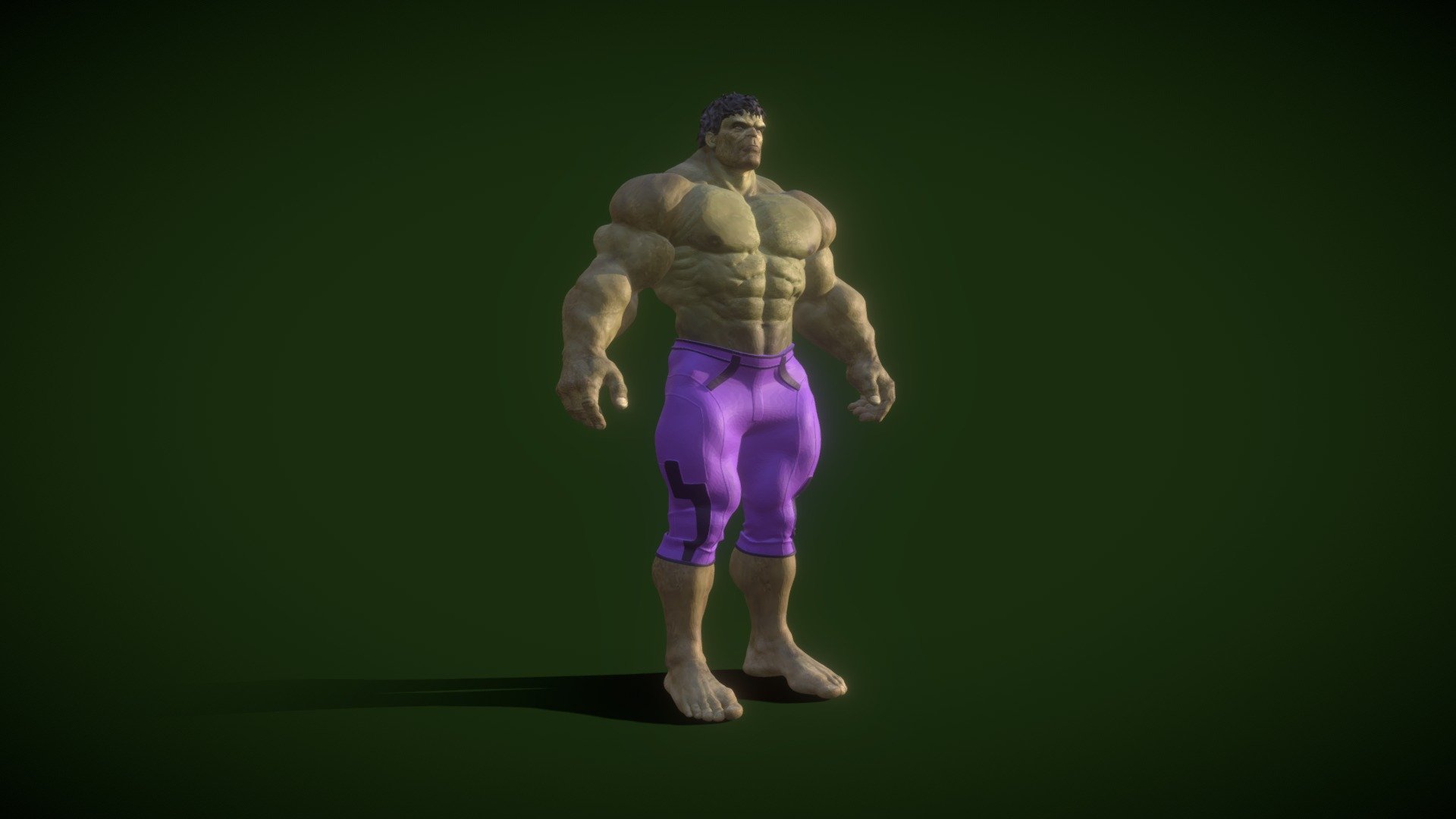 HULK MAN 3d model