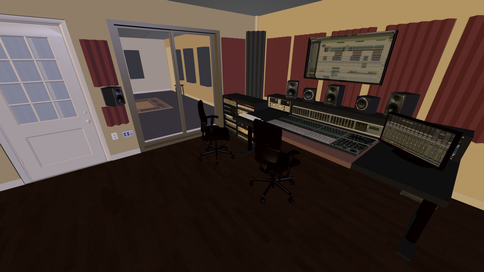 MPRA Recording Studio 3d model