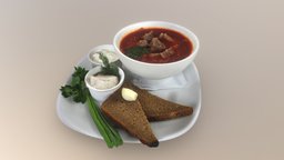 Russian/Ukrainian borscht Борщ