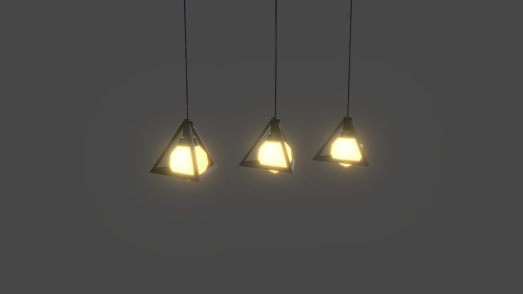 Triangle Top Light 3d model