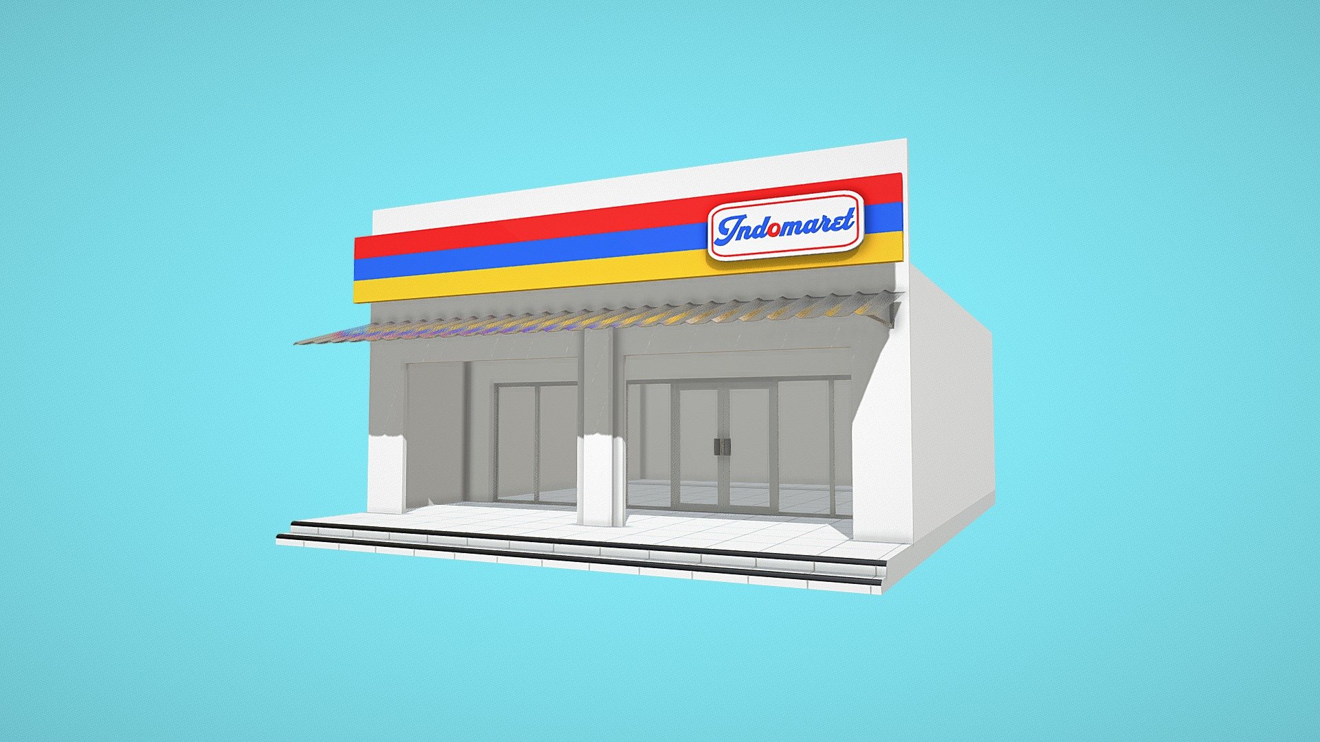 Indomaret 3d model