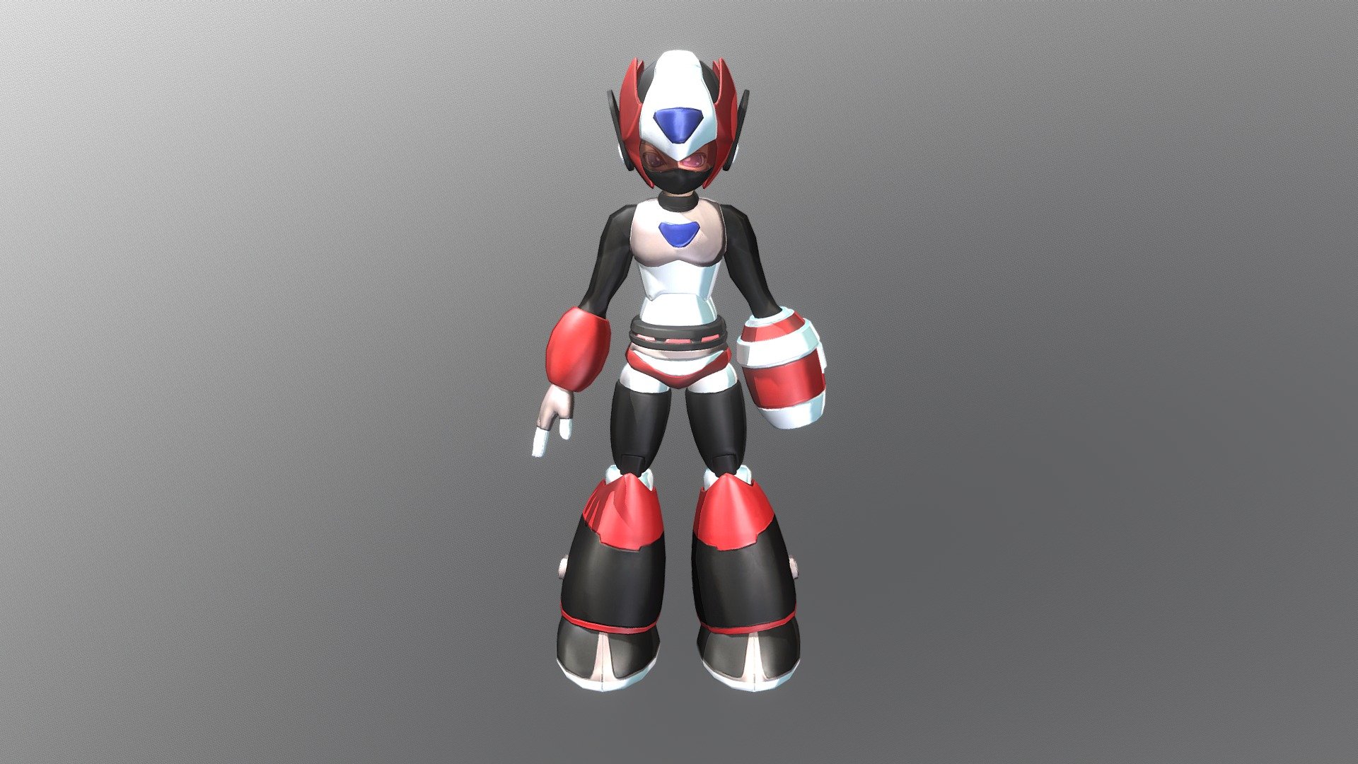 Robot Girl 3d model