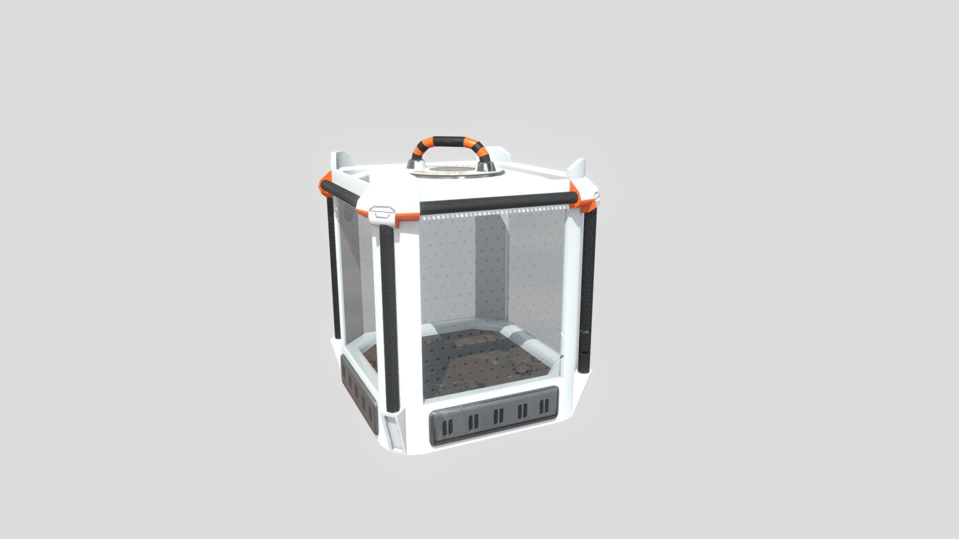 Sci-Fi Crate 3d model