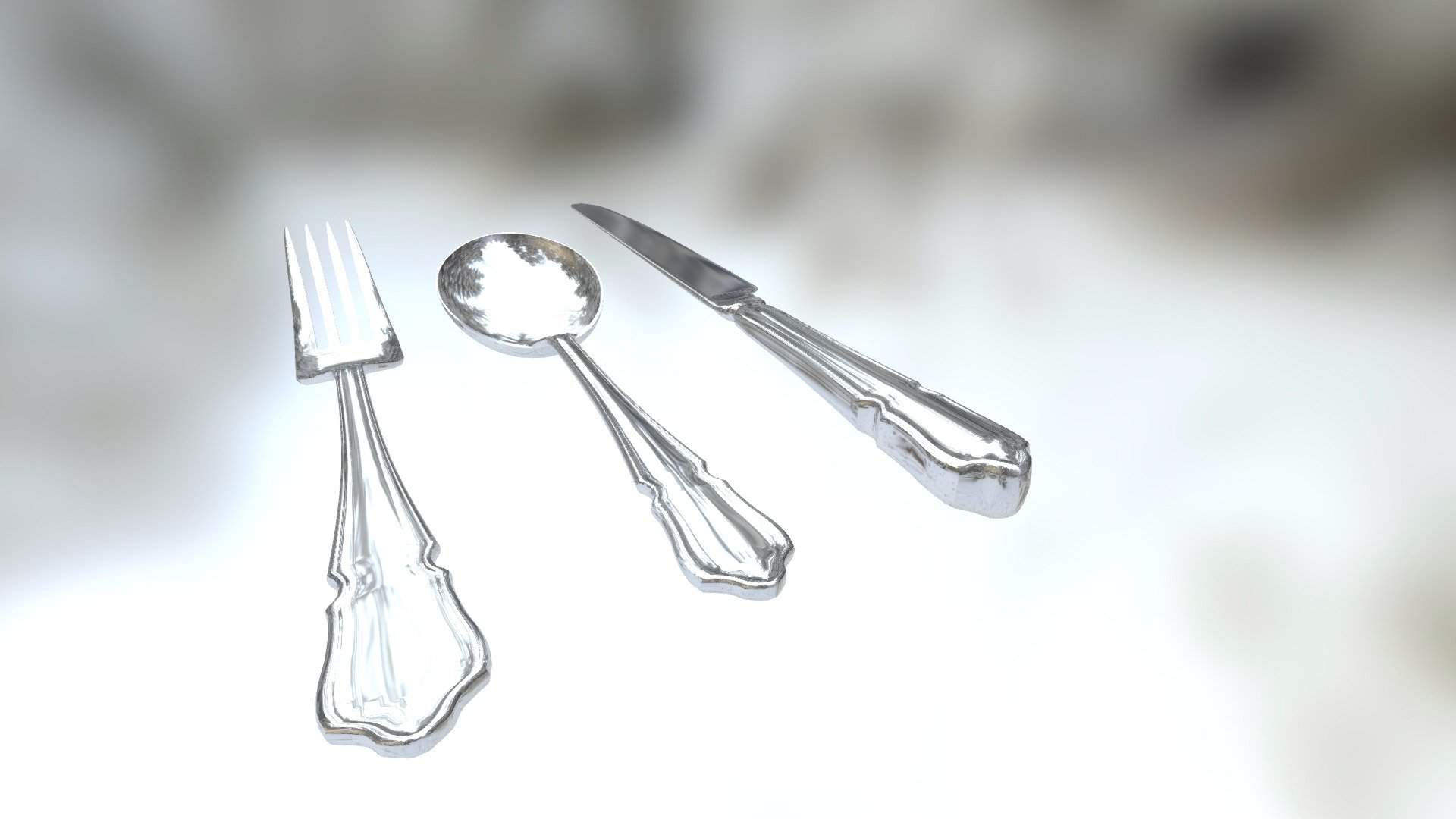 Tablewares 3d model