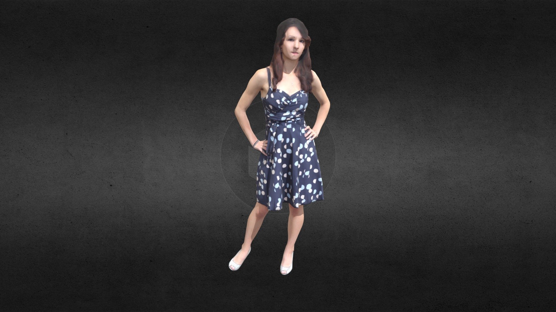 Sarah Model 3d model