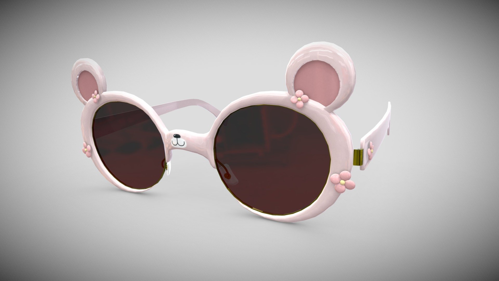 Bear Sunglasses(kuma-san glasses)💮📷 3d model