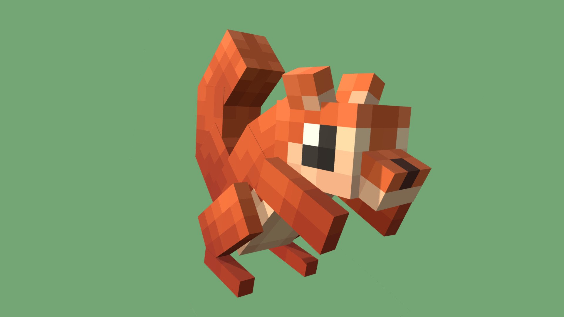 Red Squirrel 3d model