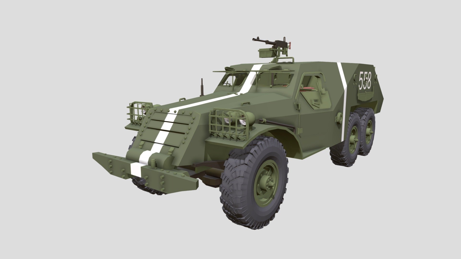 BTR-152 V1 3d model