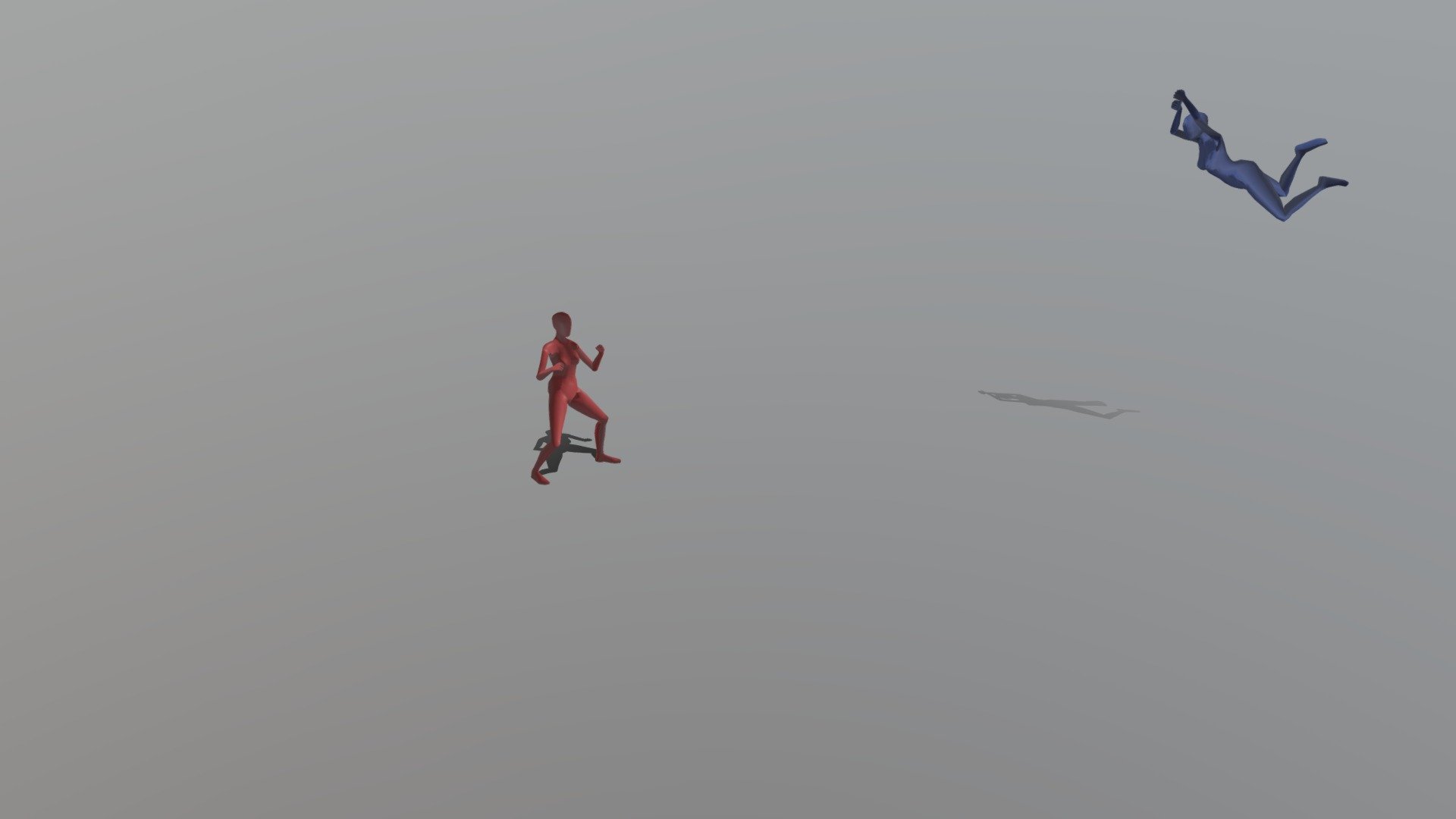 Flying Kick 3d model