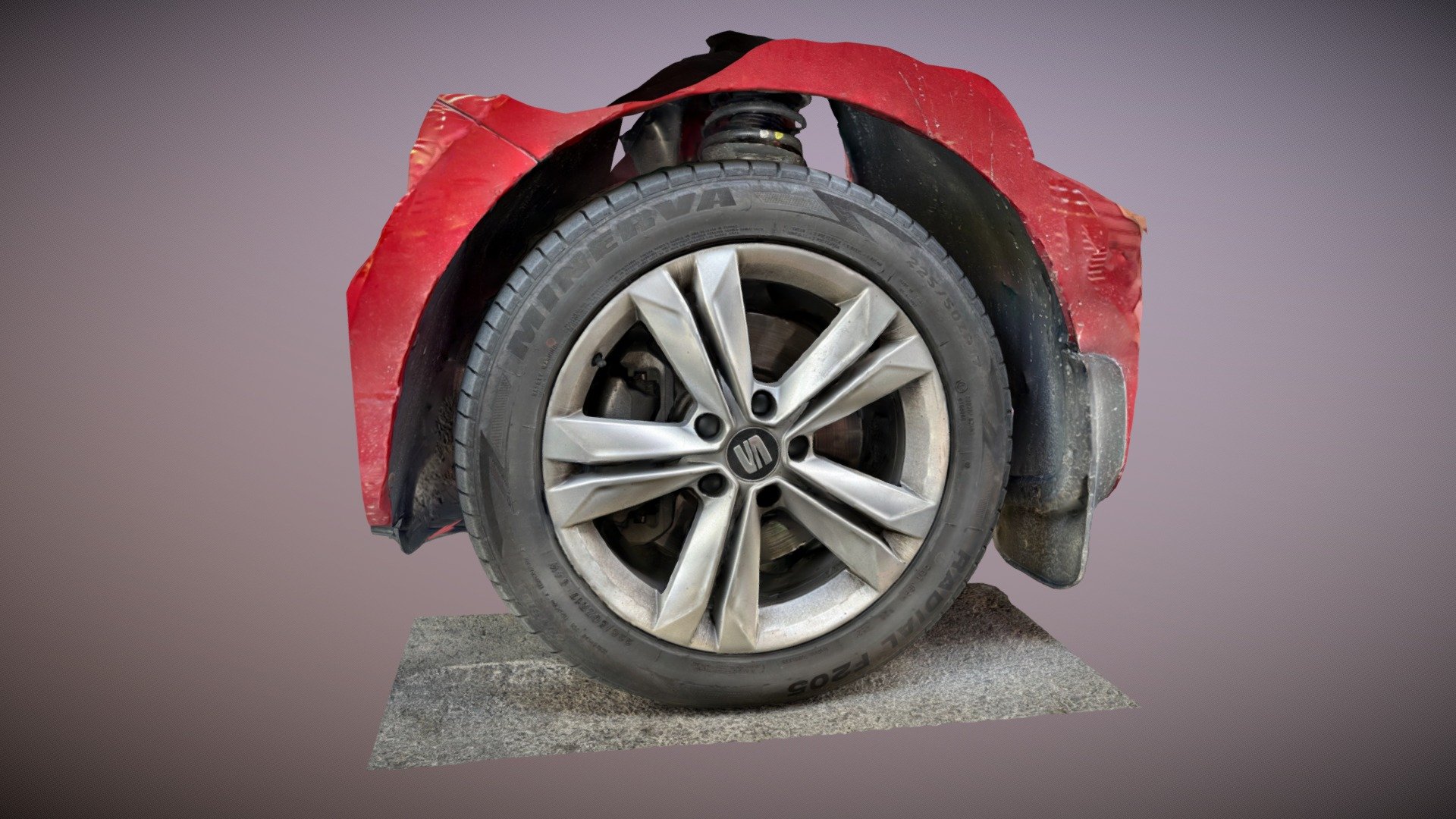 SEAT Alhambra 17" wheel. Polycam app 3d model