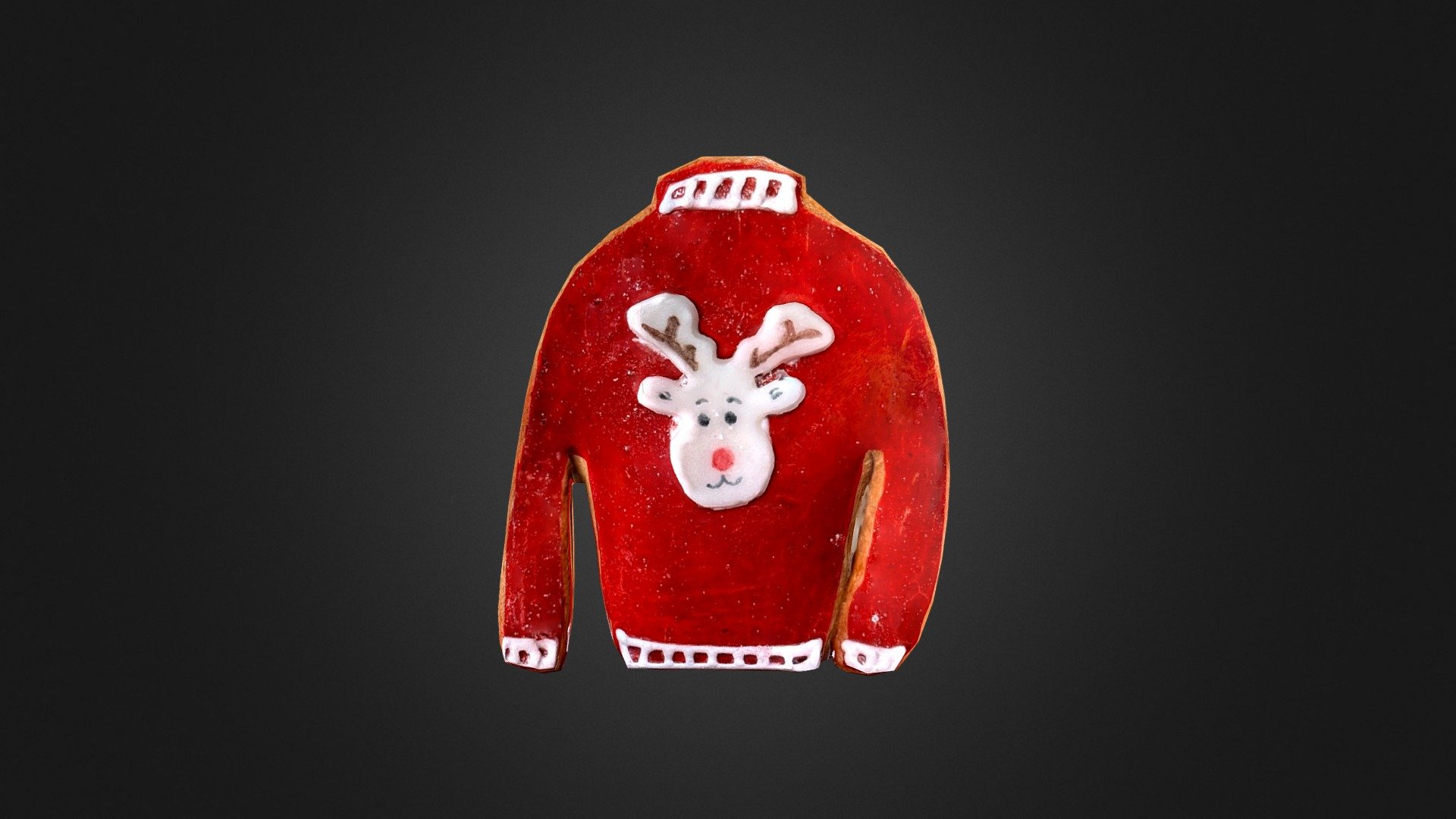 Gingerbread Shirt (LowPoly) 3d model