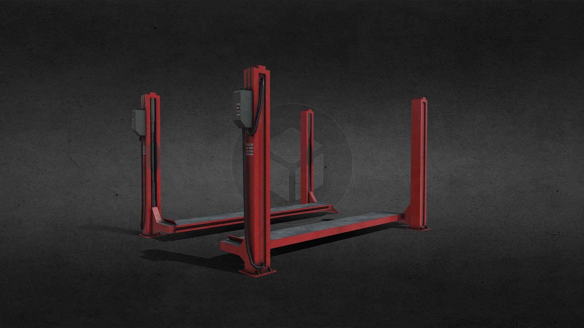 Lifting Machine 3d model