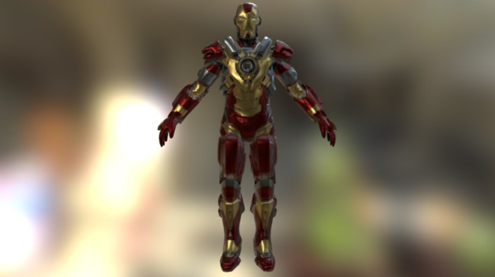 Iron Man Mark XVII 3d model