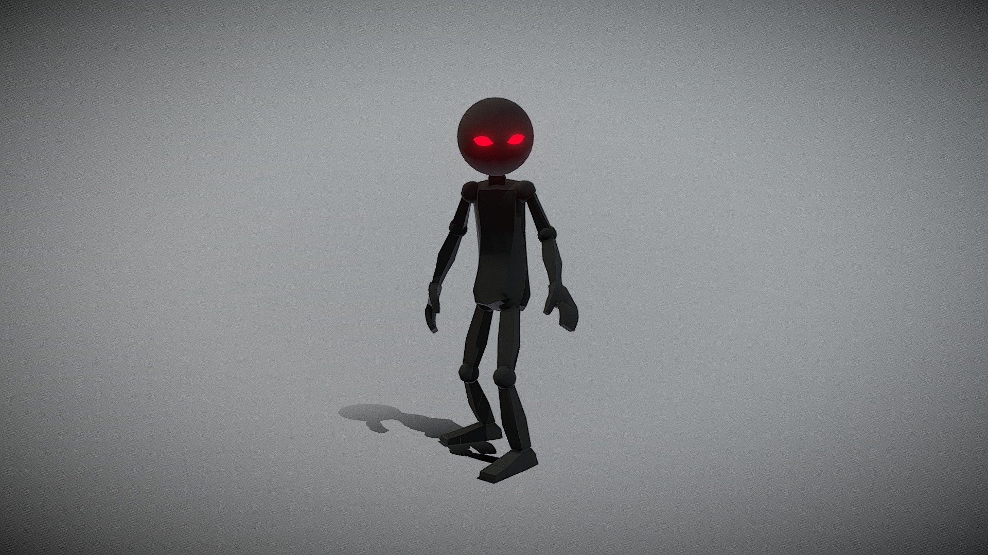 Stickman 3d model