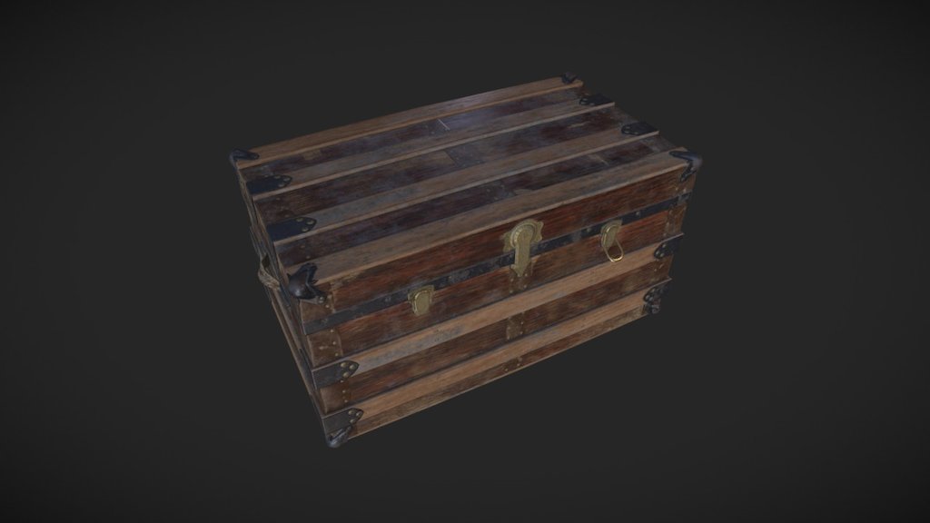 Steamer Trunk 3d model