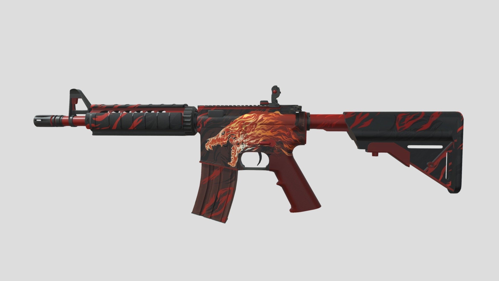 M4A4 Howl | CSGO 3d model