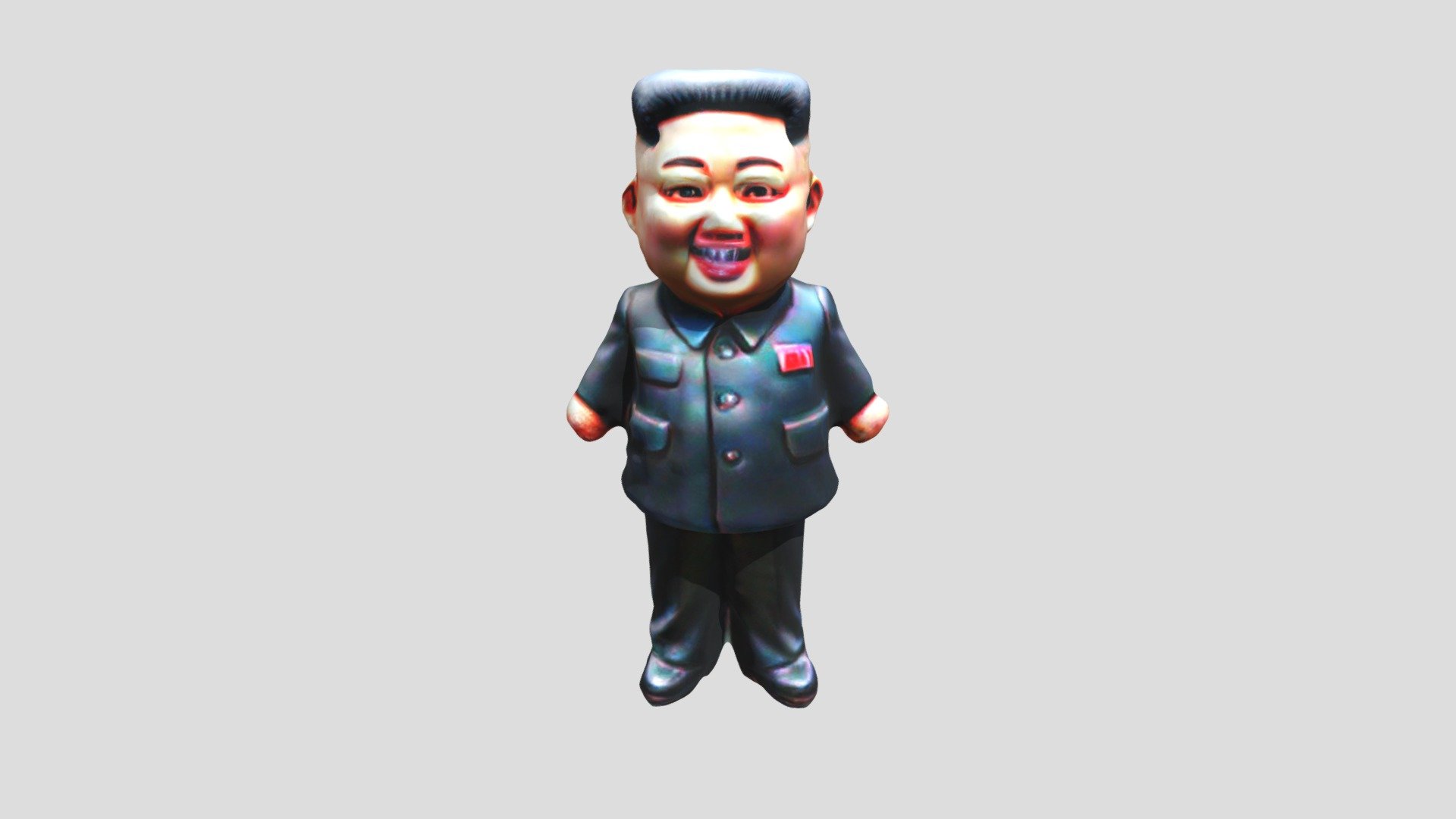 Kim Jong Un Bobblehead 3d model