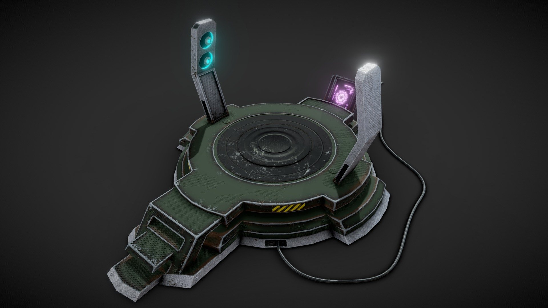 Sci Fi Mobile Teleporter 3d model