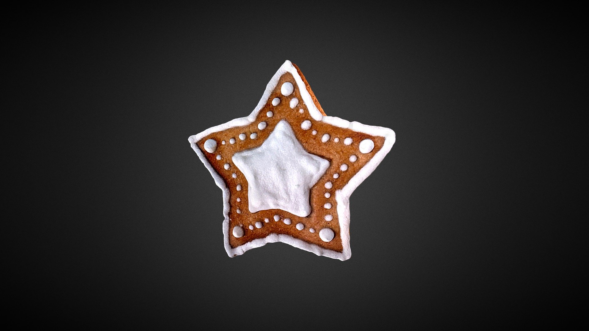 Gingerbread Star 3d model