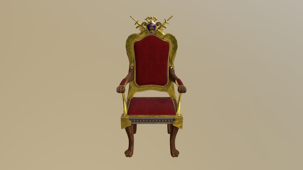 King Arthurs Throne 3d model