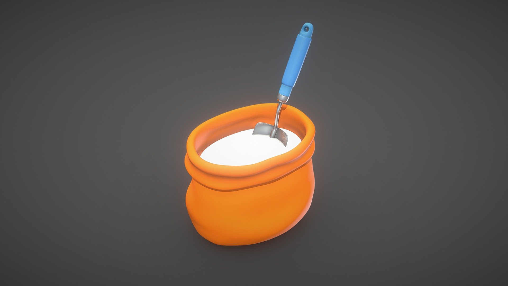 Bag of flour 3d model