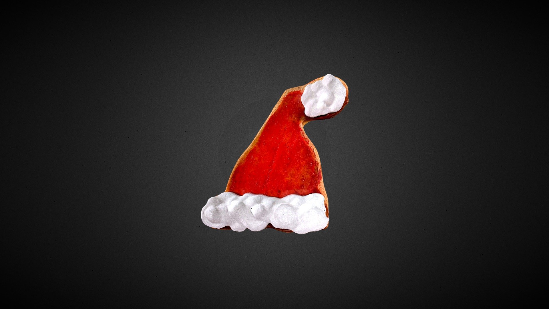 Gingerbread Christmas Hat 3d model