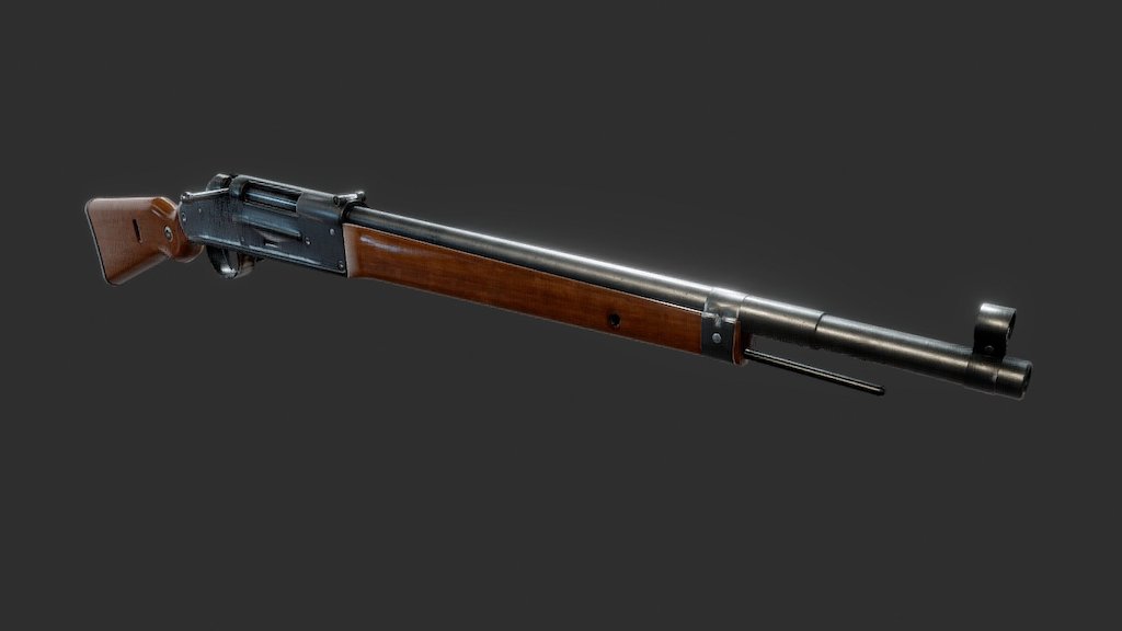 Volksgewehr 2 3d model