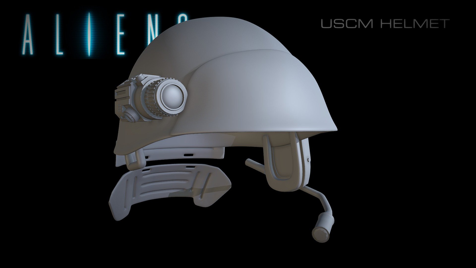 Colonial Marine Helmet 2 3d model