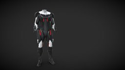 Women Cyber sci-fi Armor