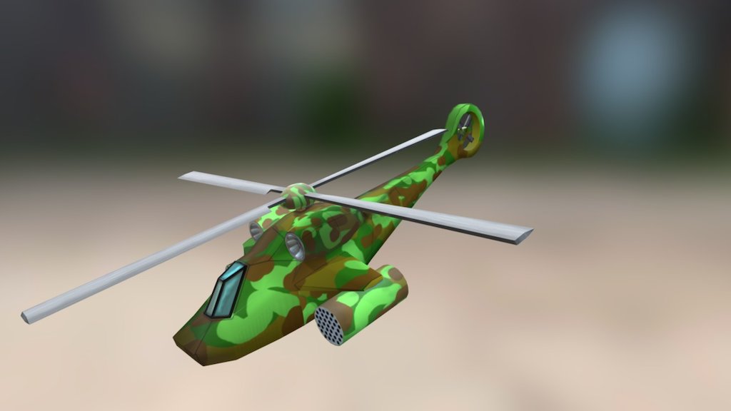 Helecopter 3d model