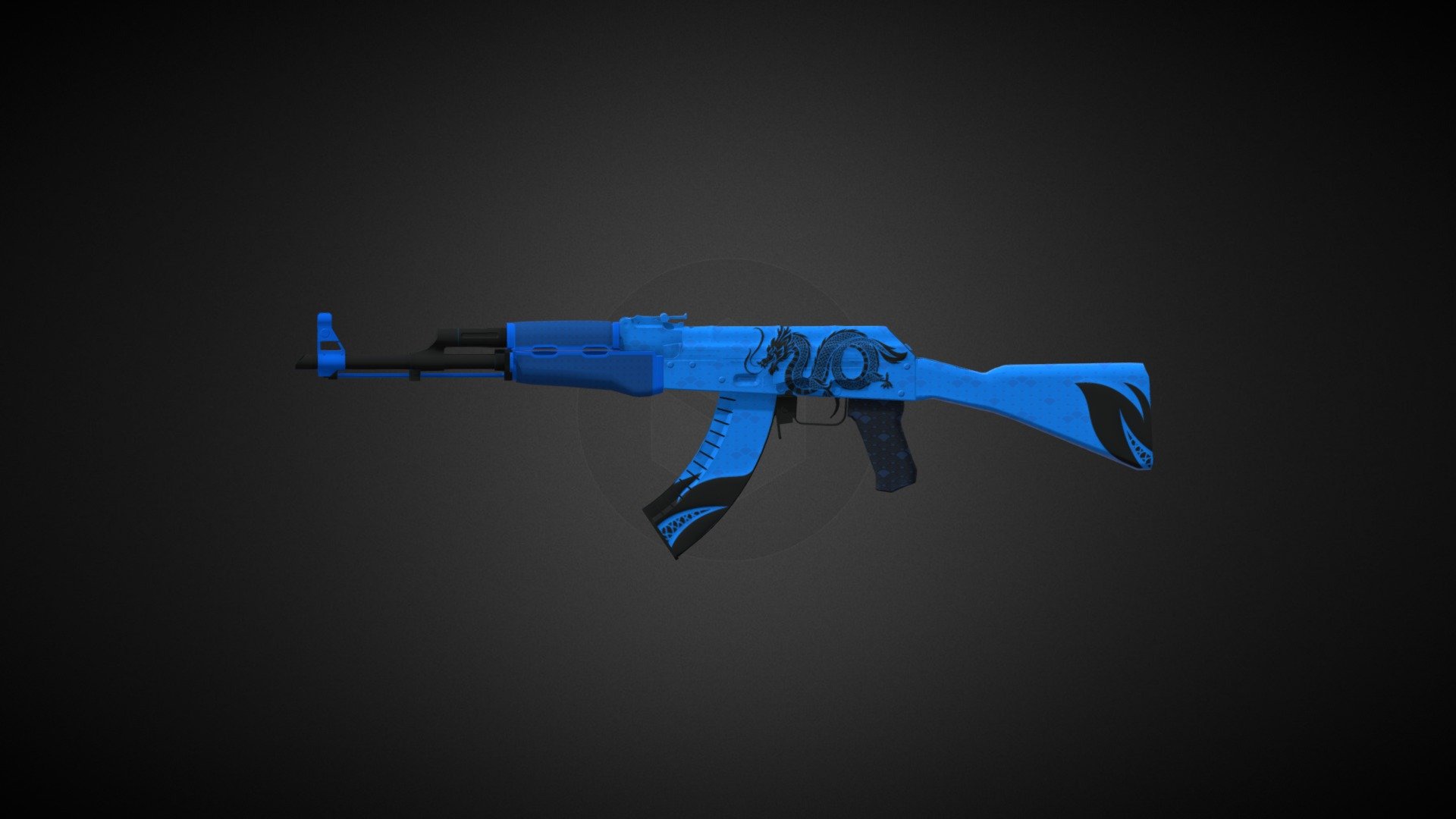 AK-47 | Loong 3d model