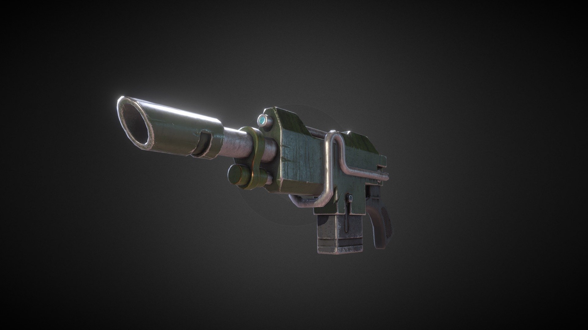 Lasgun 3d model