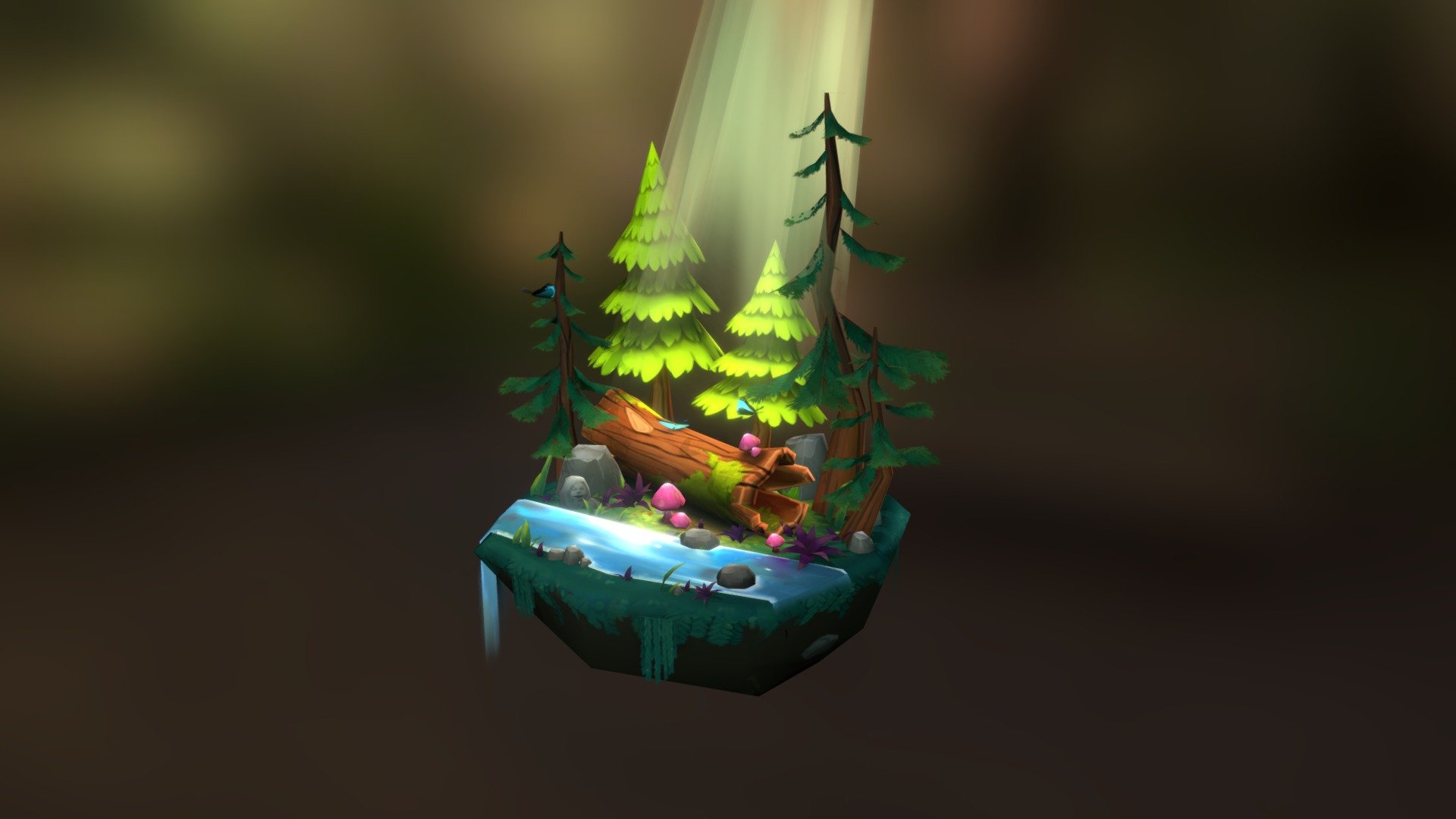 Forest 3d model