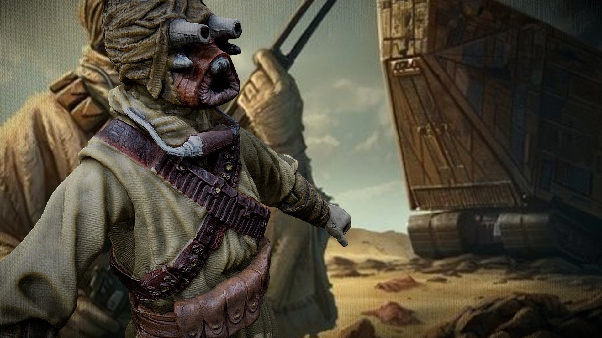 Tusken Raider 3d model