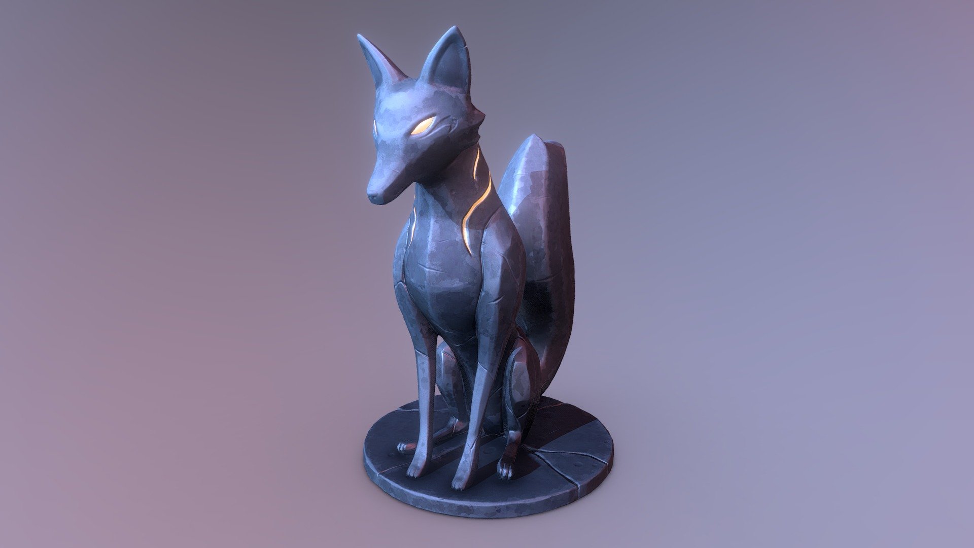 Fox Shrine 3d model