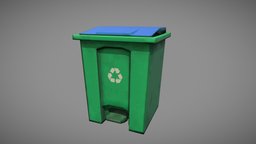 Plastic Trash Bin