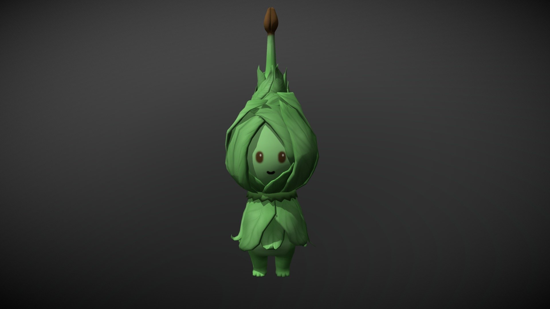 Leaf Fairy Character 3d model