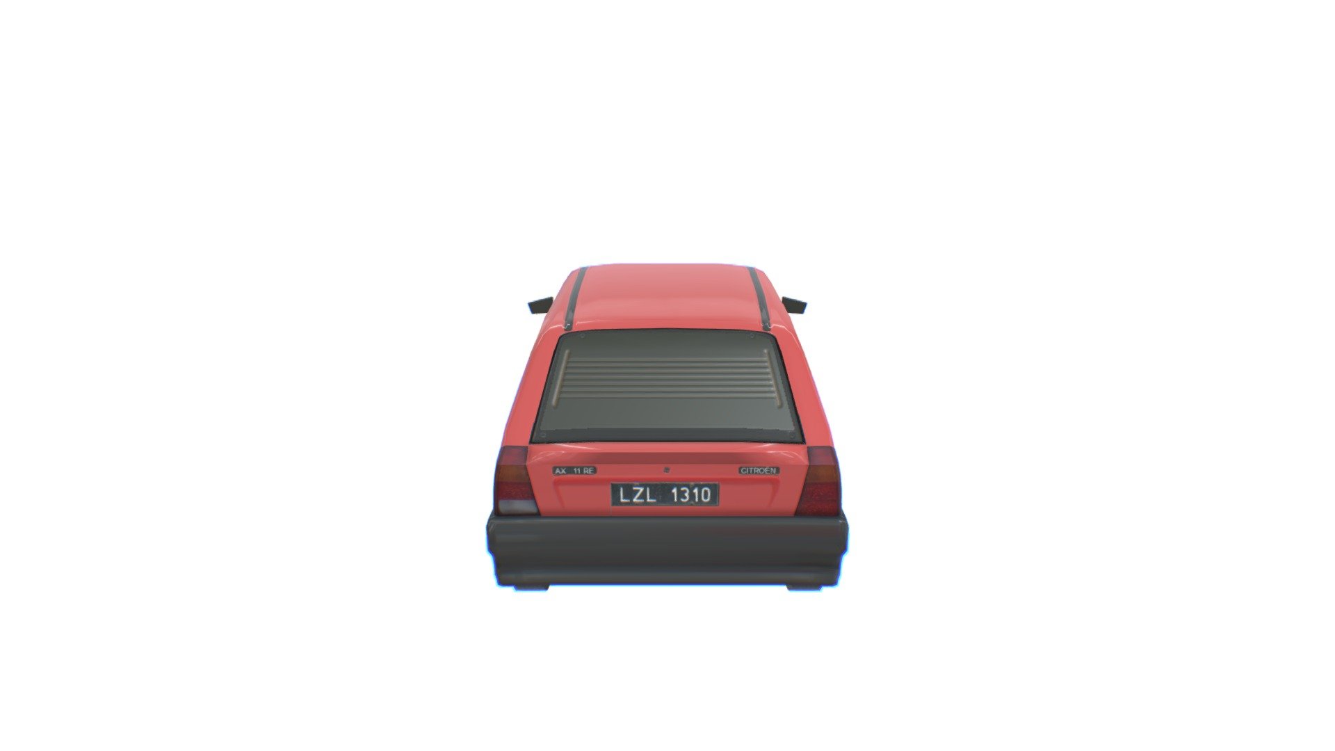 Citroën AX 3d model