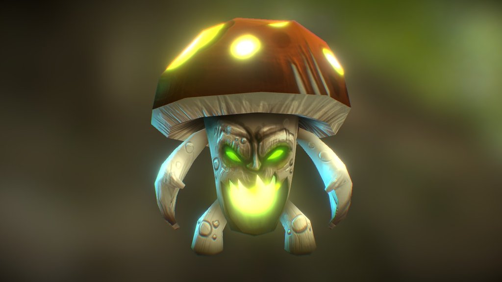 Mushroom Monster 3d model