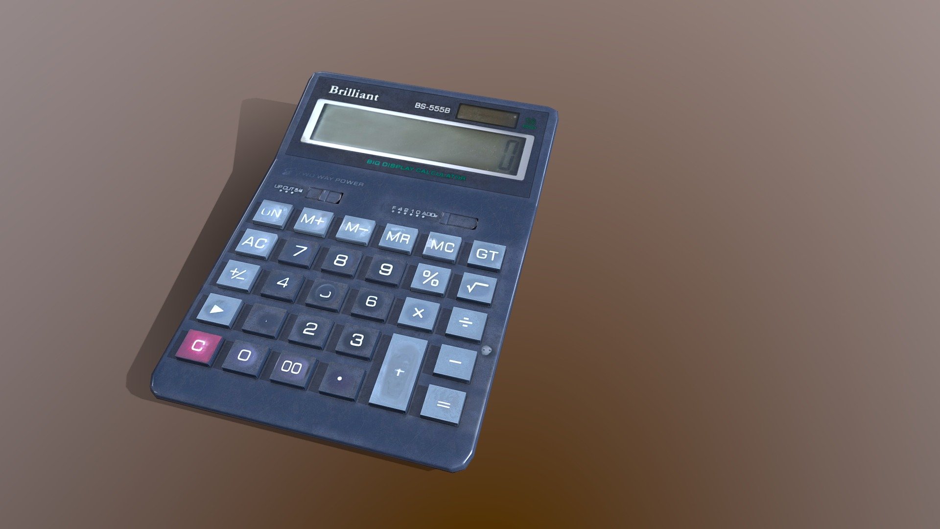 calculator 3d model