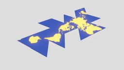 Dimaksion mapa (Dymaxion map)