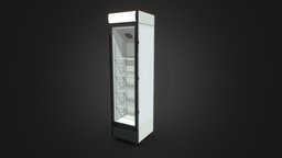 Tall single standing fridge freezer