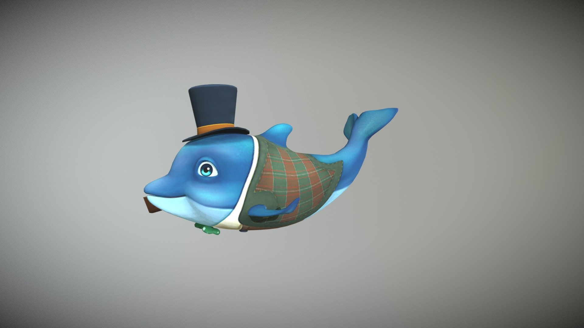 Dolphin Gentleman 3d model